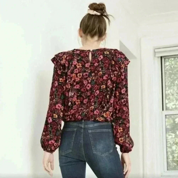 NWT Wild Fable Ruffle Floral Top Size 4XL - Picture 2 of 11